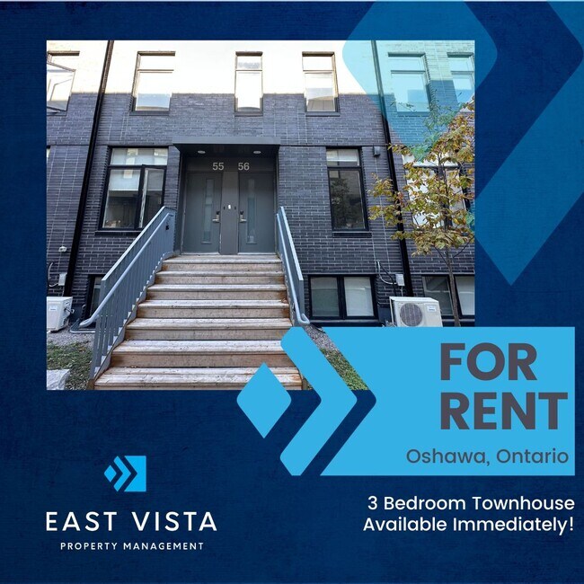 Photo du bâtiment - Contemporary 3-Bedroom Furnished Apartment for Rent in Oshawa