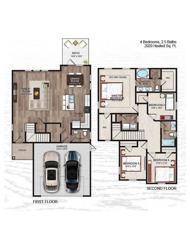 Foto del edificio - 4 BED | 2.5 BATH | 2-CAR GARAGE | BROOKLINE AT HIGHLANDS POOLER | AVAILABLE NOW