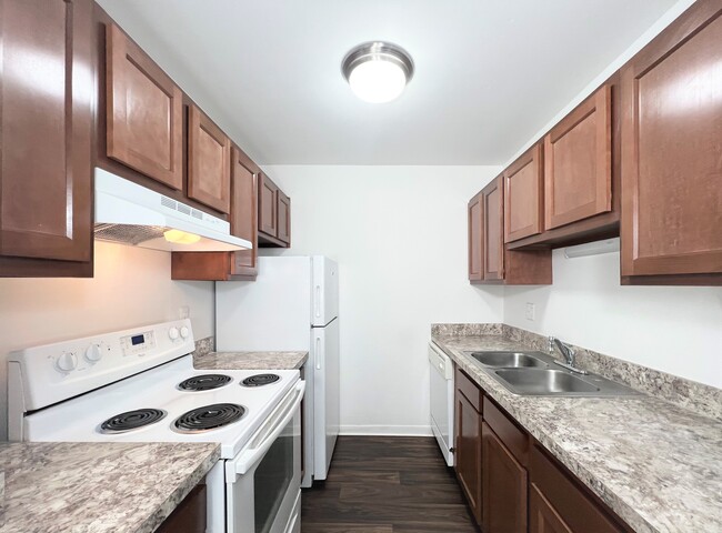 1BD, 1BA - Cocina - Kimberly Club Apartments