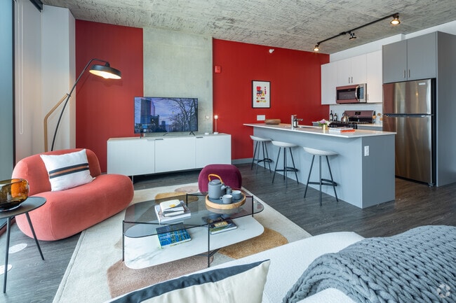 1BR, 1BA - 797 SF - Fulbrix Apartments