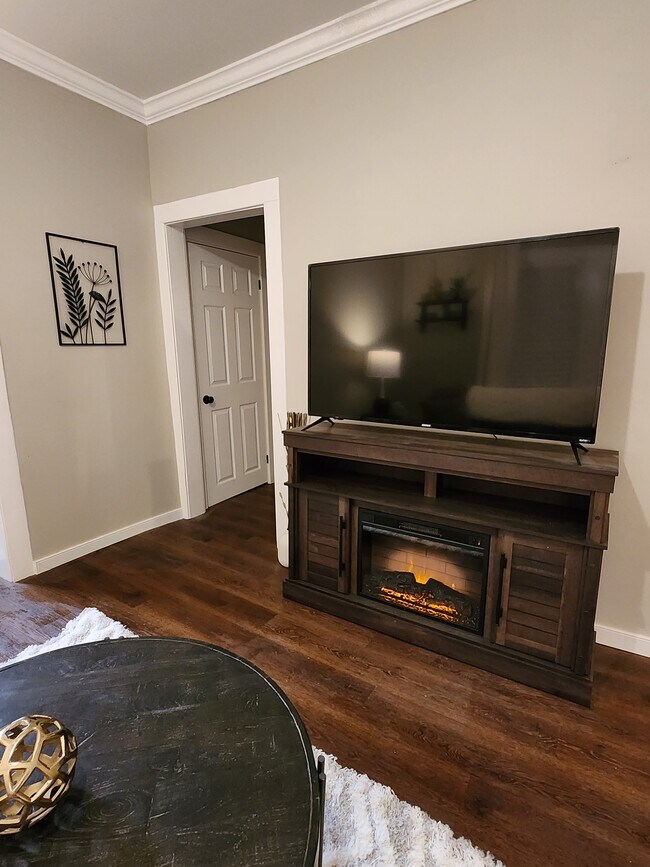 Fireplace in living room - 203 Wickham Ave