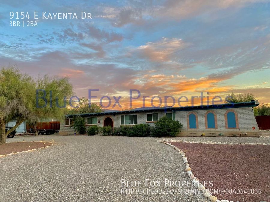 9154 E Kayenta Dr, Tucson, AZ 85749 House Rental in Tucson, AZ
