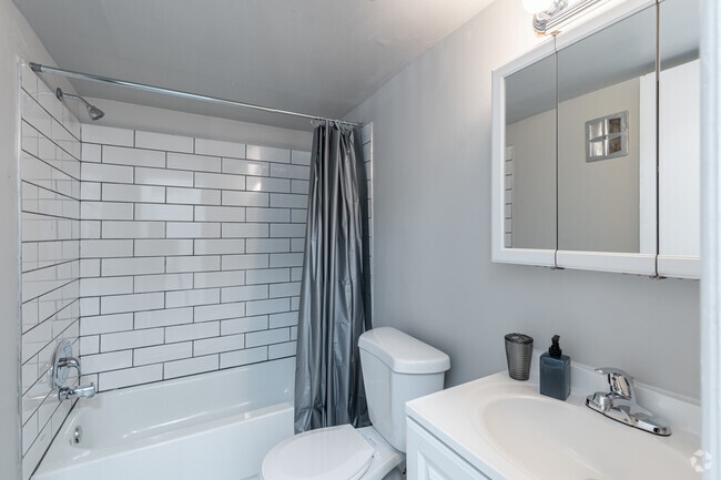 1 BR, 1 BA - 792SF - Bathroom - Waterside Village