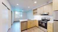 This contemporary 400 square foot apartment in Tigard, Oregon, offers a thoughtful blend of style and functionality. The open-concept layout maximizes the use of space, creating a seamless flow between the living areas. Light wood flooring throughout adds warmth and continuity.

The kitchen is a standout feature, boasting light wood cabinetry, stainless steel appliances, and a sleek white backsplash. A convenient breakfast bar separates the kitchen from the living area, providing additional counter space and casual dining options.

The bedroom, measuring 100 square feet, offers a cozy retreat with a large window allowing natural light to flood the space. The bathroom is efficiently designed with a modern vanity, ample storage, and a shower/tub combination.

Recessed lighting throughout the apartment enhances the modern aesthetic while providing ample illumination. The unit's single floor layout and modest size make it an ideal choice for those seeking a low-maintenance living space without sacrificing style or comfort.

Located at 6823 Southwest Clinton Street, this apartment offers urban convenience in a suburban setting. Its efficient design and contemporary finishes make it a perfect option for singles or couples looking for a stylish, compact living space in the Tigard area.