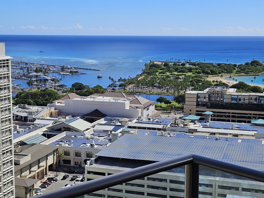 Ocean view from Lanai - 1388 Kapiolani Blvd