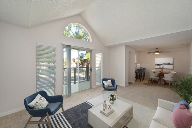 Living Room - West Oaks Apartment Homes