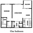 1 Bedrooms 1 Bathrooms