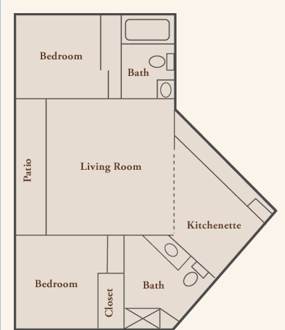 2BR/2BA - Magnolia Grand