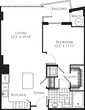 1 Bedroom- 730