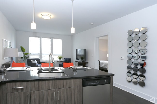 One Bedroom - Kitchen - The Cobalt Apartments