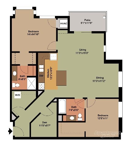 Plano de planta - 5269 Bishops Bay Pkwy