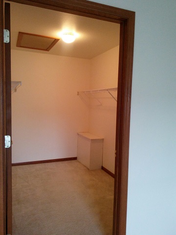 Walk in Closet - River Ridge Apartments-Waupaca