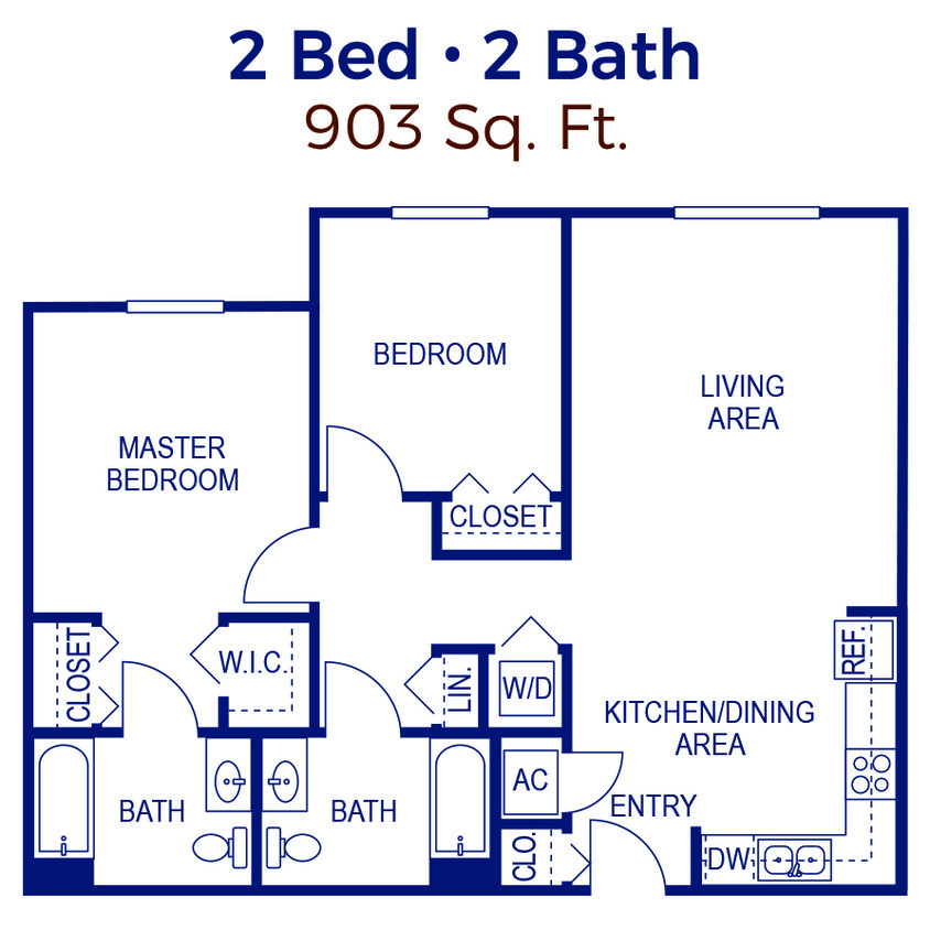 Plano de planta - Northwest Gardens II - 62+ Senior Housing