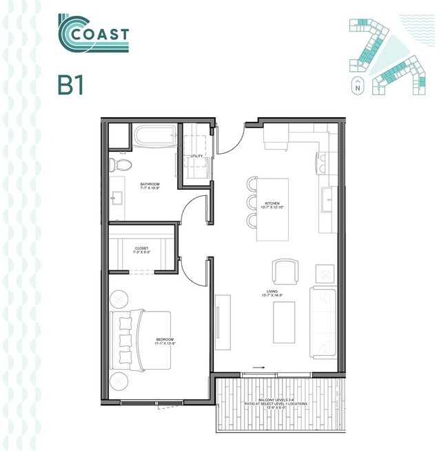 Interior Photo - COAST at Lakeshore Commons