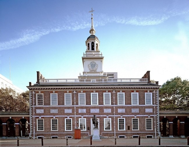 Independence Hall is the birthplace of the Constitution and the Declaration of Independence