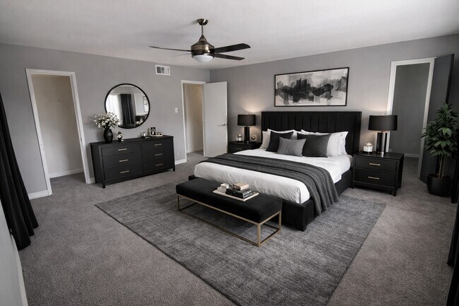 Disfrute de una noche acogedora en una de nuestras amplias habitaciones. - Belmont Place/La Fontaine