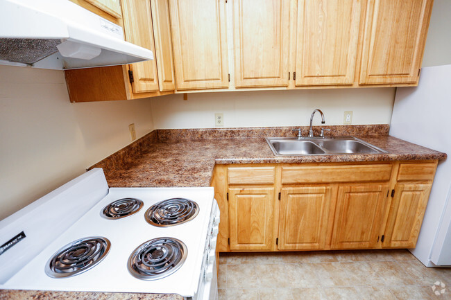 Two Bedroom Kitchen - University Towers