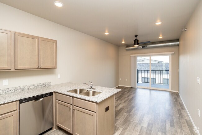 2BR, 2BA - 870SF - Dining Room - Prairie Towers - Lavish Living