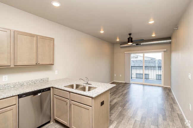 2BR, 2BA - 870SF - Dining Room - Prairie Towers - Lavish Living