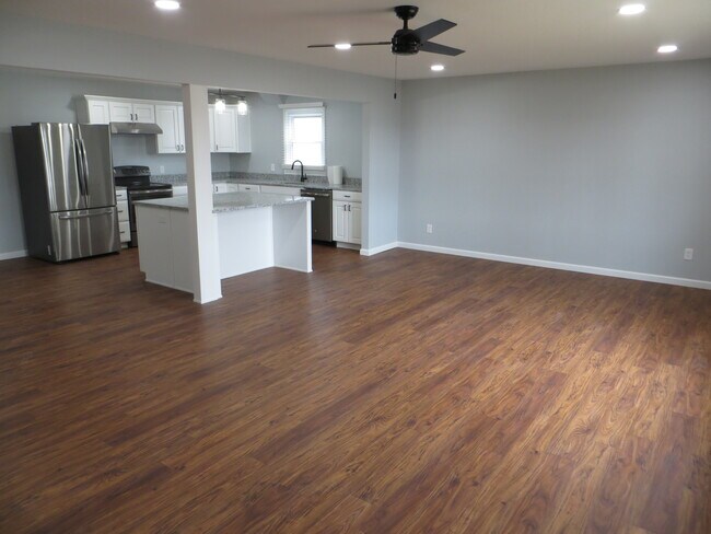 Living into Kitchen - 103 E Cedar St