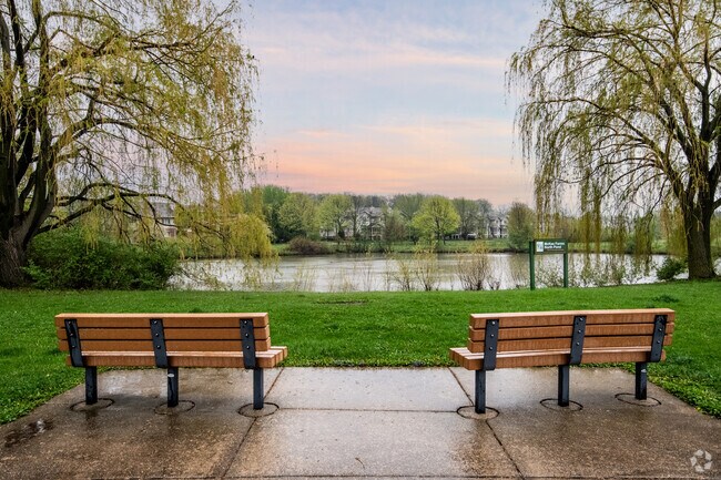 Enjoy a sunset at McKee Farms Park.