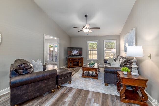 2BR, 2BA - 1,250SF - Living Room - Chandler Cottages at Byerly Park