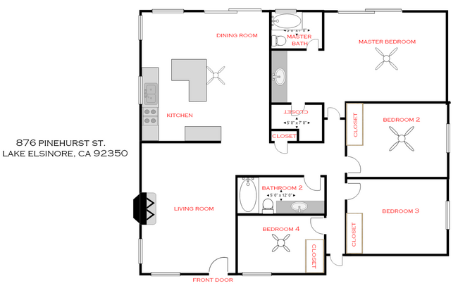 Foto del edificio - Single story 4 Bedroom with 3 car garage i...