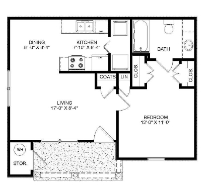 1BR/1BA - Renaissance Commons