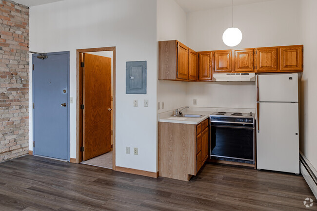 1HAB, 1BA - 550 ft² - Cocina - Drexel Apartments