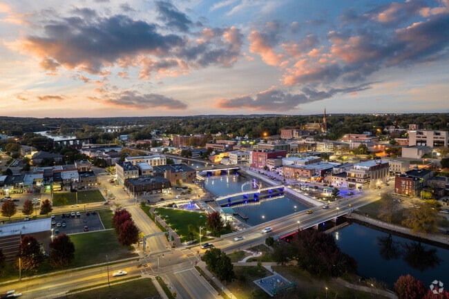 Downtown Janesville's nightlife is abundant with breweries and bars.