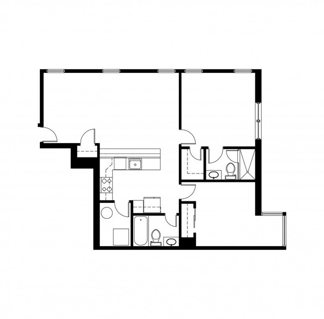 Apartamento 103-2BR 2BA - 926 ft² - The Chaplain
