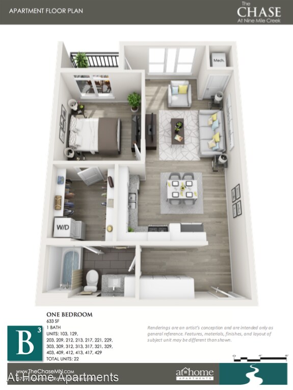 The Chase at Nine Mile Creek Apartments MN