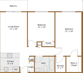 2BR/1BA - Oakland Park Towers II