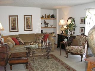 Living Room - Teakwood Apartments