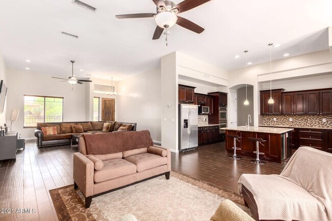 Kitchen and Living Room - 4815 E Daley Ln