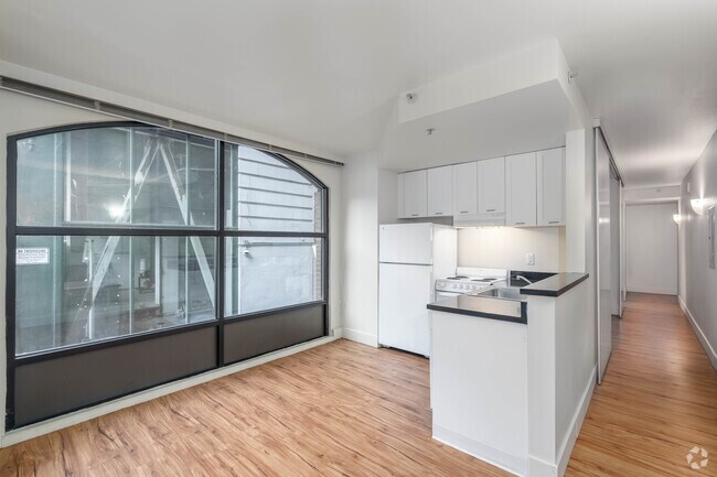 1HAB, 1BA - 620 ft² - Sala de estar - Quintessa Apartments