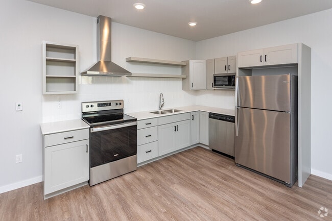 1BR, 1BA, Astrid - 619SF - Kitchen - MAKT at EOLA