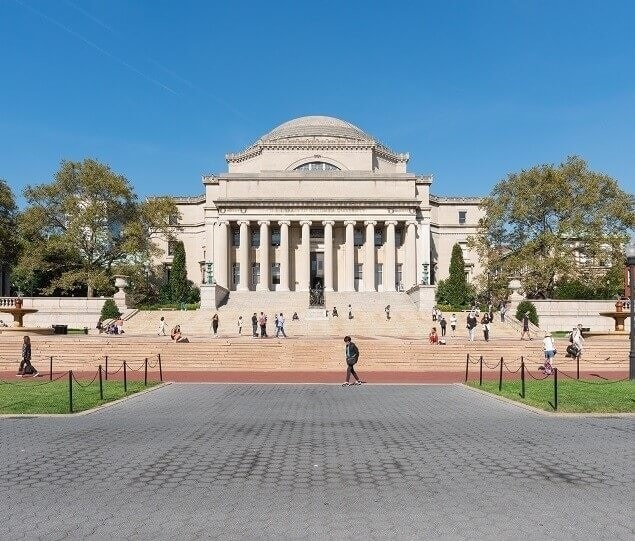 Low Memorial Library was built by university president Seth Low in 1895