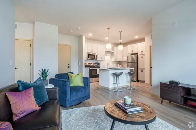 2HAB, 2BA - 1098 ft² - Sala de estar - The Fitzgerald