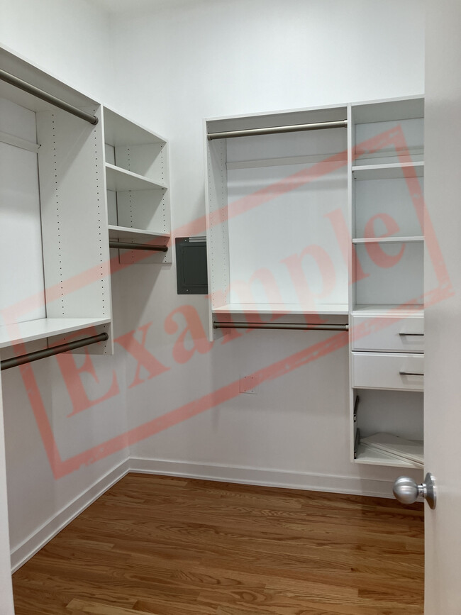 Example Walk-in Closet - 4003 N Damen Ave