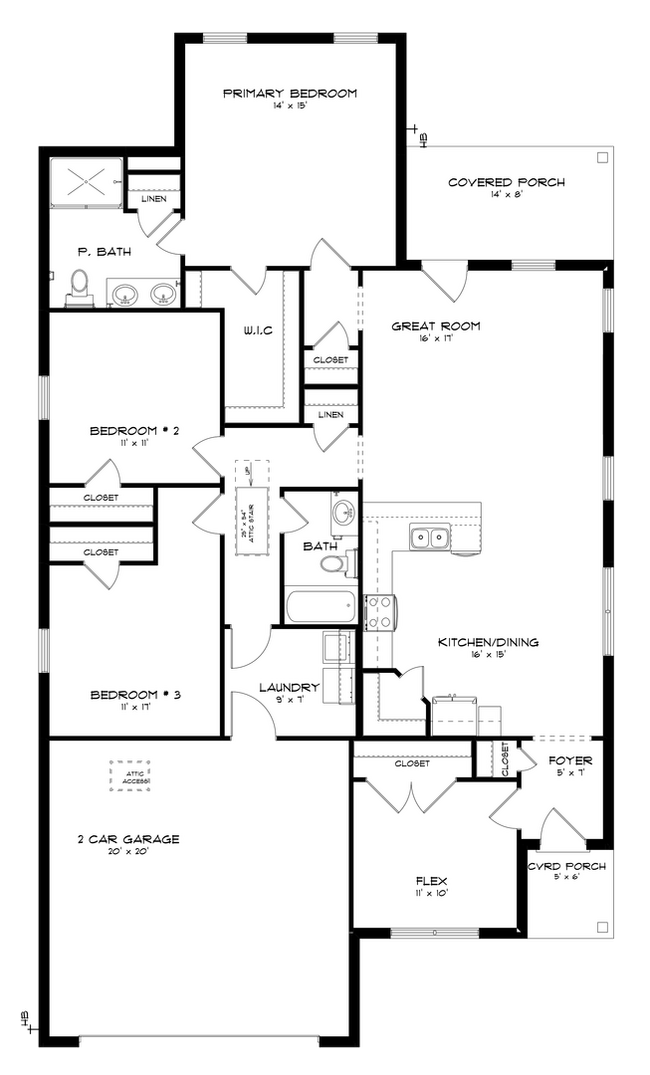 Photo - Brand New 3BR/2BA Home in Westridge Crossing!