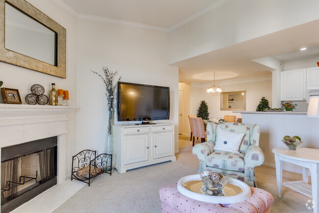 2BR, 2BA - 1074SF Living Room - Kelly's Ridge Apartments