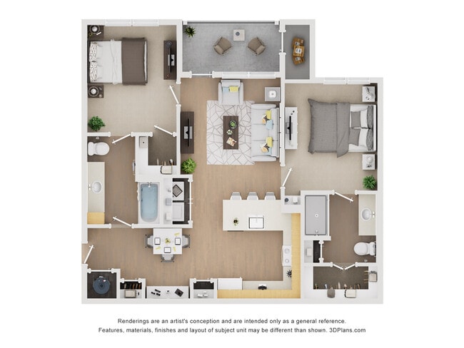 Floorplan - Daffan Flats