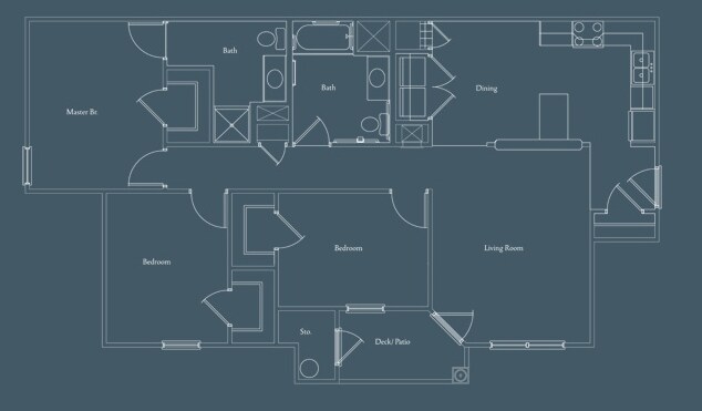 3HAB/2BA - Sycamore Park Apartments