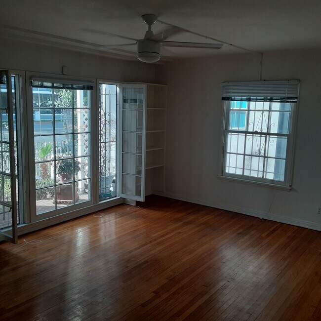 LIVING ROOM with French Doors - 9421 W Olympic Blvd