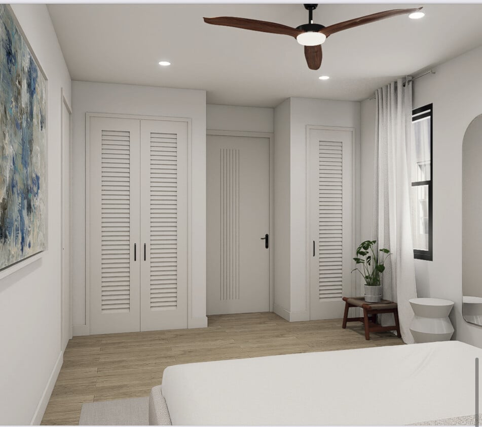 Bedroom Closet Space - 3509 S Bronson Ave