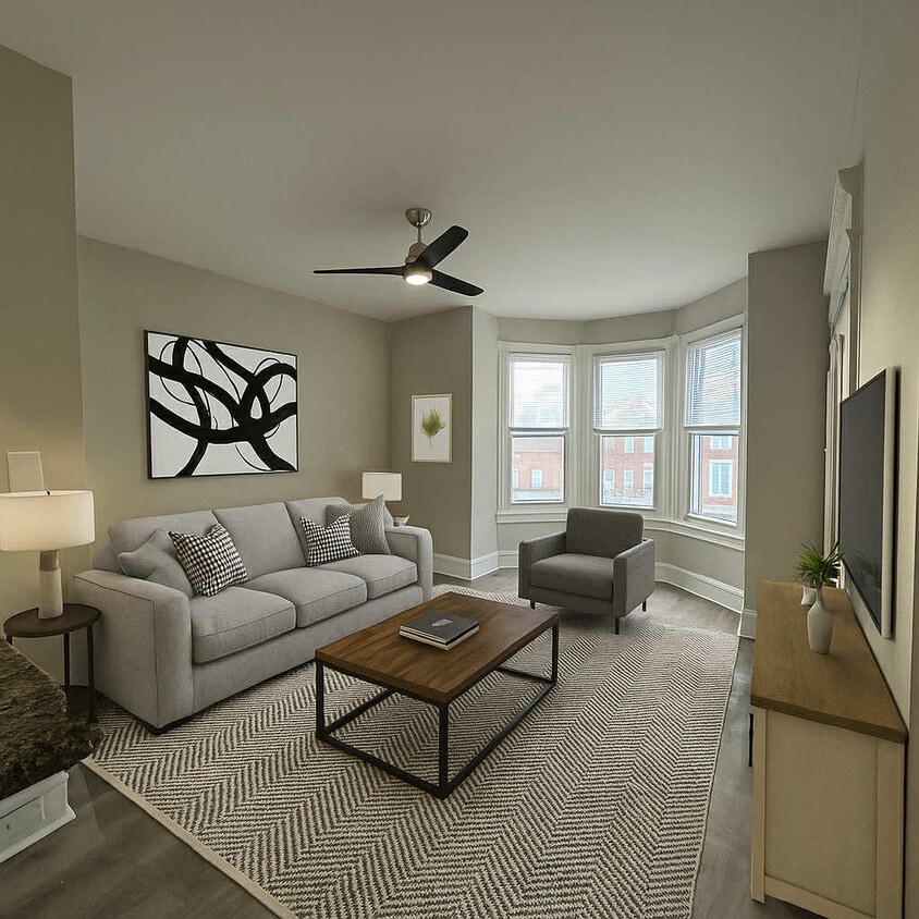 Living Room - 5211 Ridge Ave