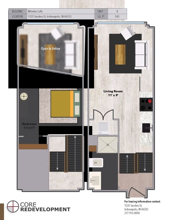 Interior Photo - Wheeler Lofts