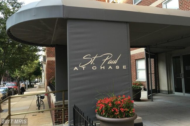 Building entrance - 1101 Saint Paul St