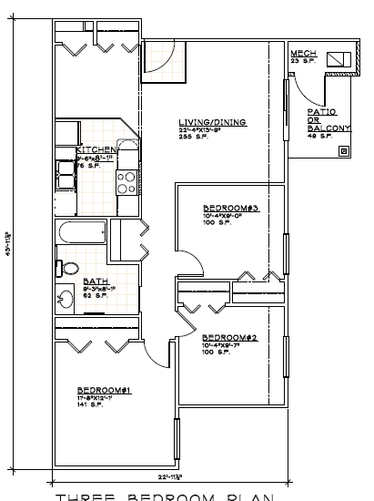 3BR/1BA - Patterson Crossing